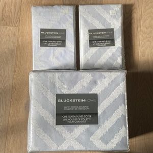 Gluckstein home duvet cover and 3 shams